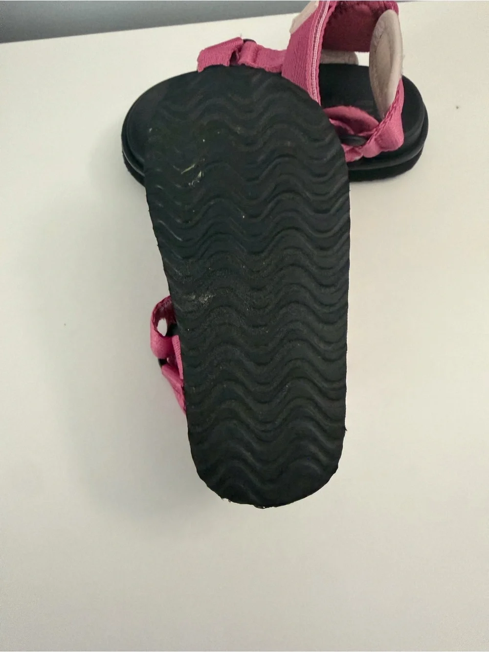 Baby Gap Kids Pink Double Straps Sporty Sandals Size 7-8 Adjustable Straps